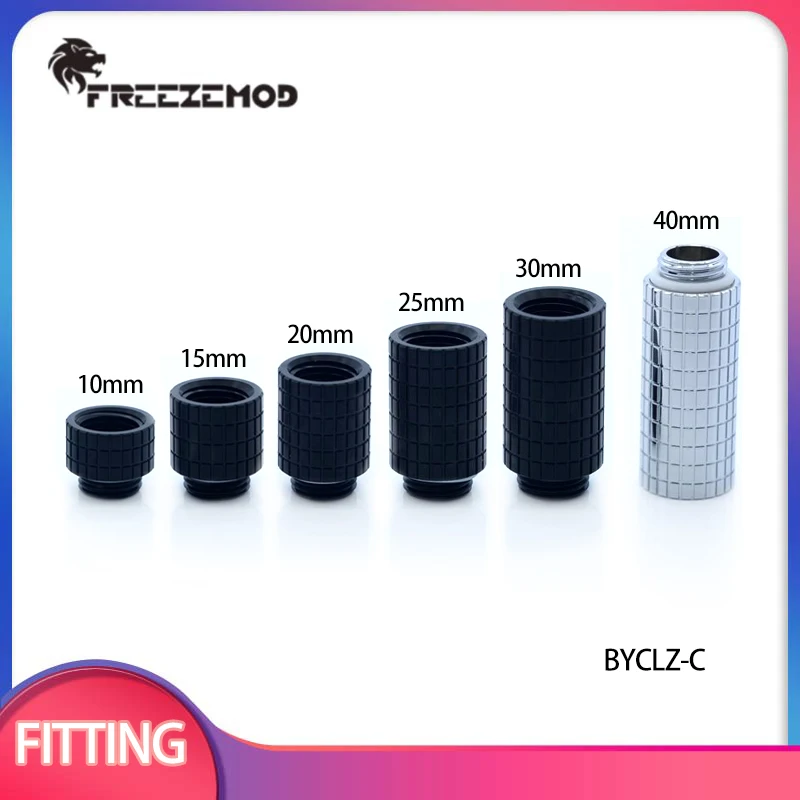 

FREEZEMOD Copper Connector Male To Female 10/15/20/25/30/40mm Thread Extender G1/4'' Compute Pc Water Cooler Fitting BYCLZ-C20