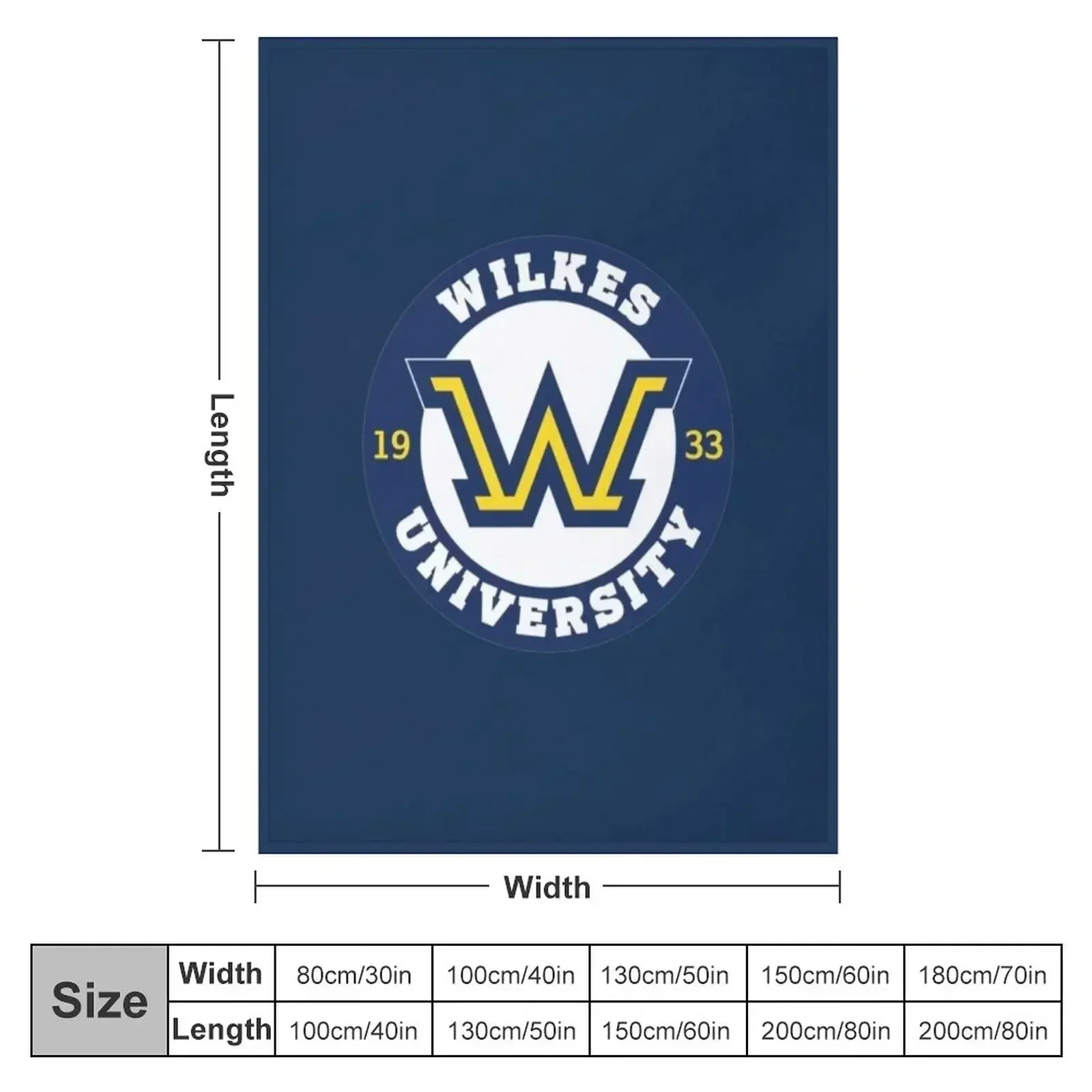 Wilkes university Throw Blanket Quilt Hair Beach Blankets