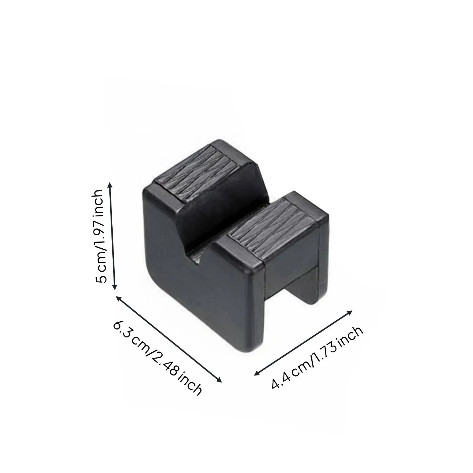 Vehicle Support Pad Rubber Slotted Lifting Block Anti Slip Jack Point Protector for Maintenance Tasks