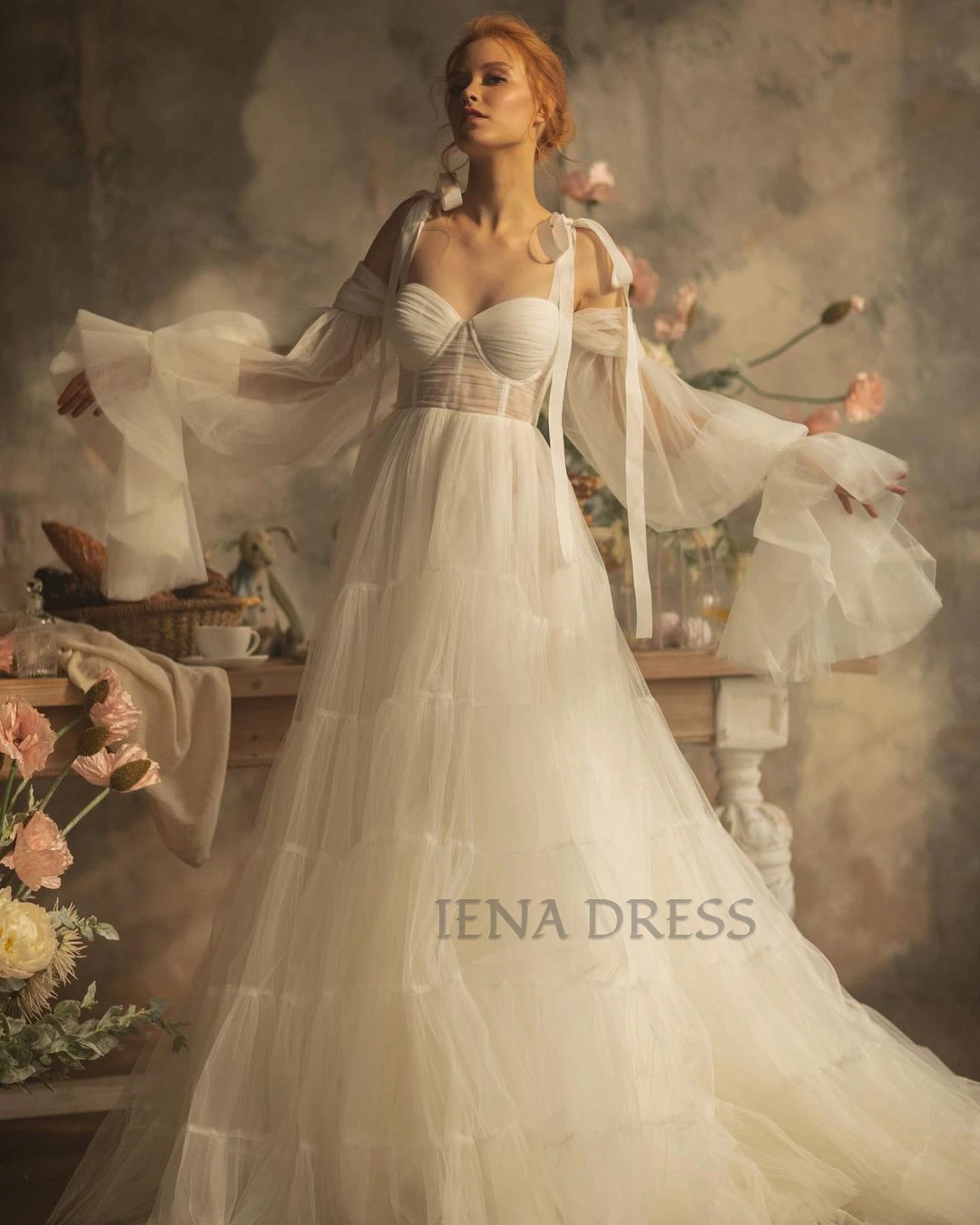 custom Beige Maternity Photography Wedding Dress A-line Baby Shower Pregnancy Gown Princess Bride Gowns  