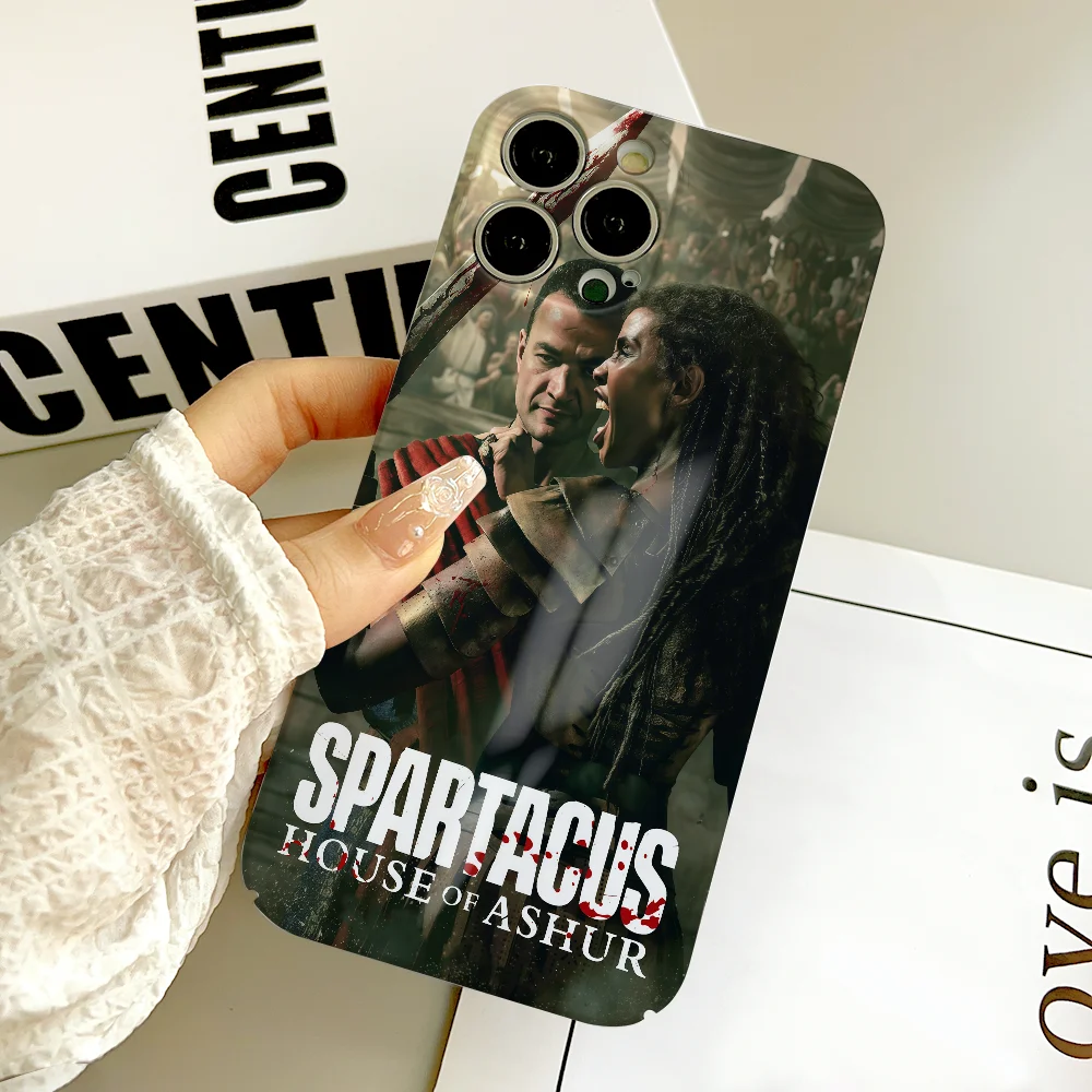 2025 Movie Spartacus House of Ashur phone case FUNDA For IPhone 17 16 15 14 13 12 11 Plus Pro Max Mini Back Cover Hard cover #3