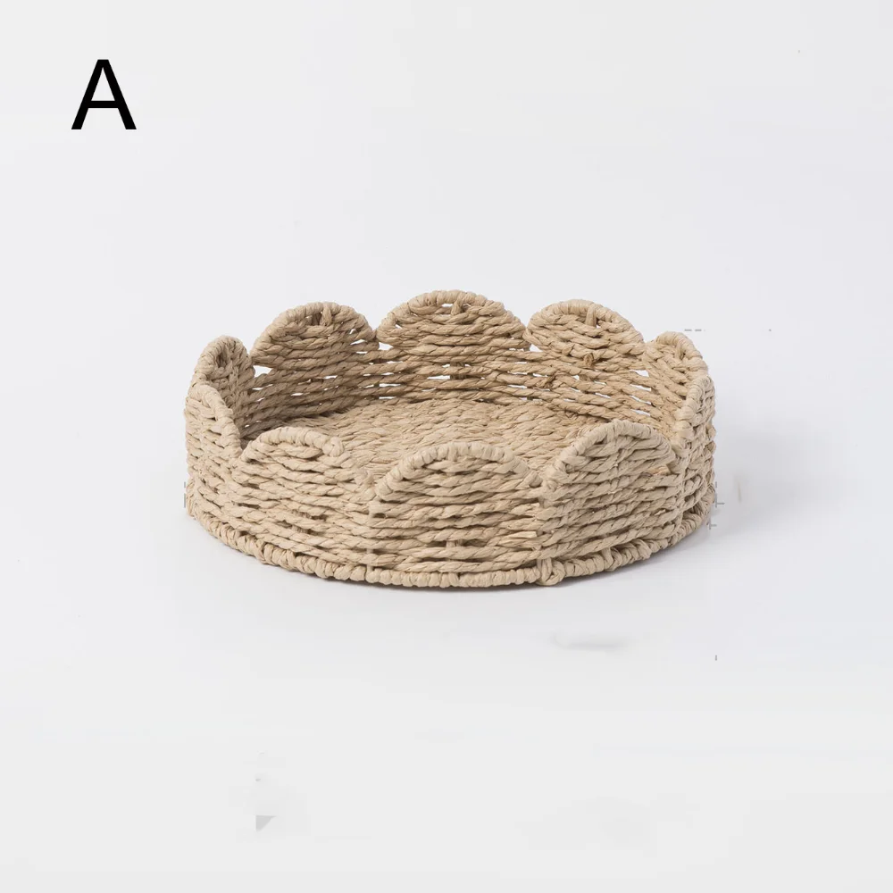 

Корзина для хранения в японском стиле в форме веера, декоративная, ручной работы, многофункциональная, экологичная, плетеная, для сервировки