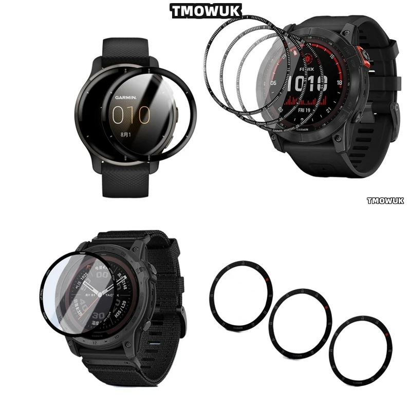 

For Garmin Fenix 6 7 8 7X 6X 7S 47mm 51mm Weatherproof Screen Protector All Conditions