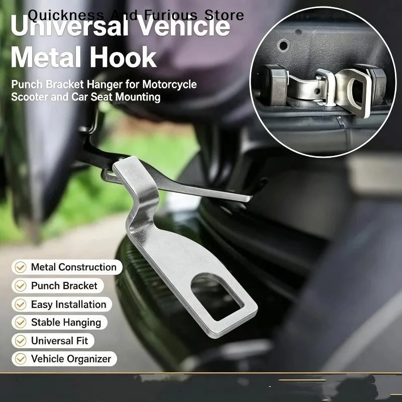 【MO】Extended Metal Tow Hook Bracket Tailgate Extension Hanging Hook Heavy Duty Part For Van Rear Door Camping Modification