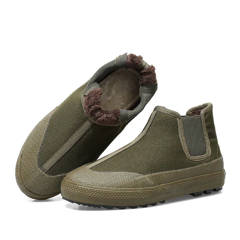 

Зимняя флисовая утолщенная обувь освобождения. Износостойкая противоскользящая рабочая обувь. Уличные кроссовки от мужчин и женской защитной обуви.