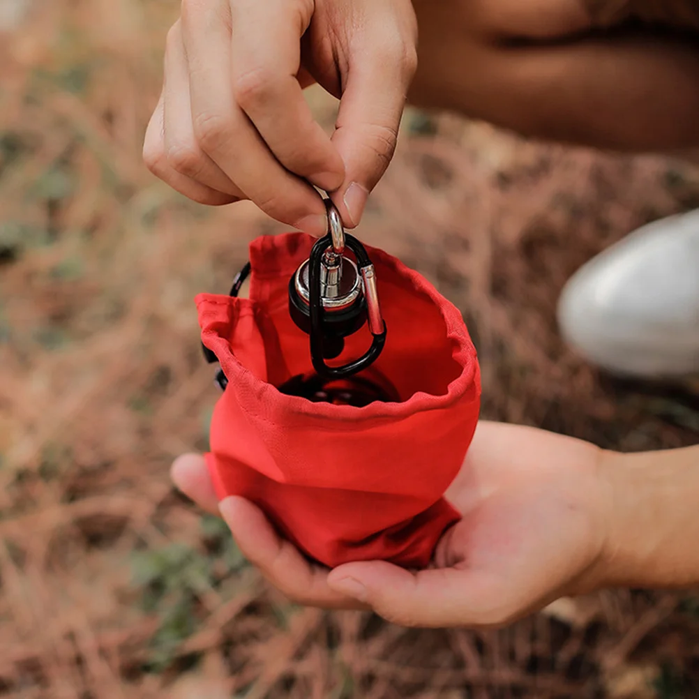 6Pcs Ecofriendly Polyester Drawstring Bags Bright Colors Jewelry Pouches Camping Organizers Storage Portable Sundries Bag