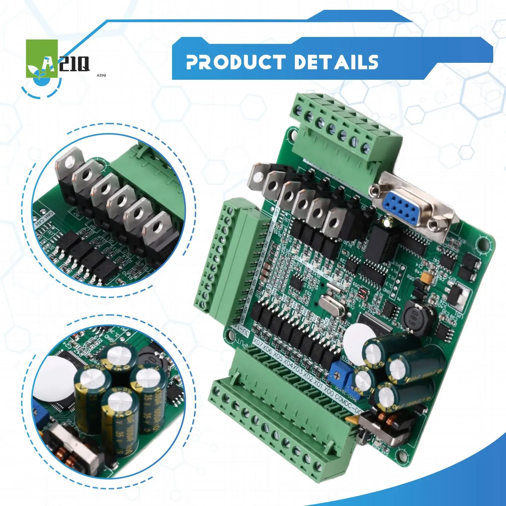 

A21Q -High Speed With Analog Programmable Controller PLC Industrial Board