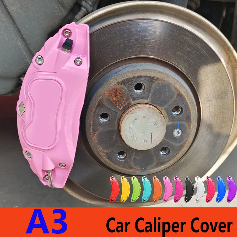 

2021-2024 For Audi A3 35TFSI 35 TFSI Car Brake Caliper Cover Aluminum Alloy Front Rear Wheel Modification Exterior Kit