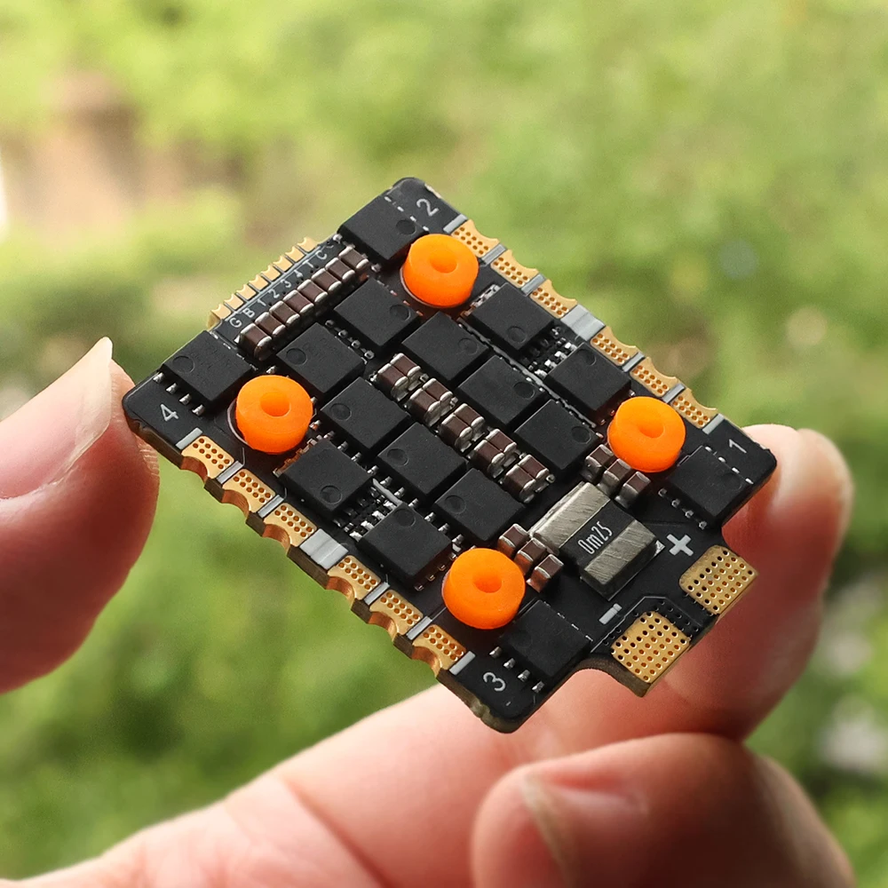 HAKRC 60AminiF4 V2 Fly Tower 2-8S Lipo Comes with 4-color Programmable LED ESC Telemetry Data Transmission for FPV Racing Drones