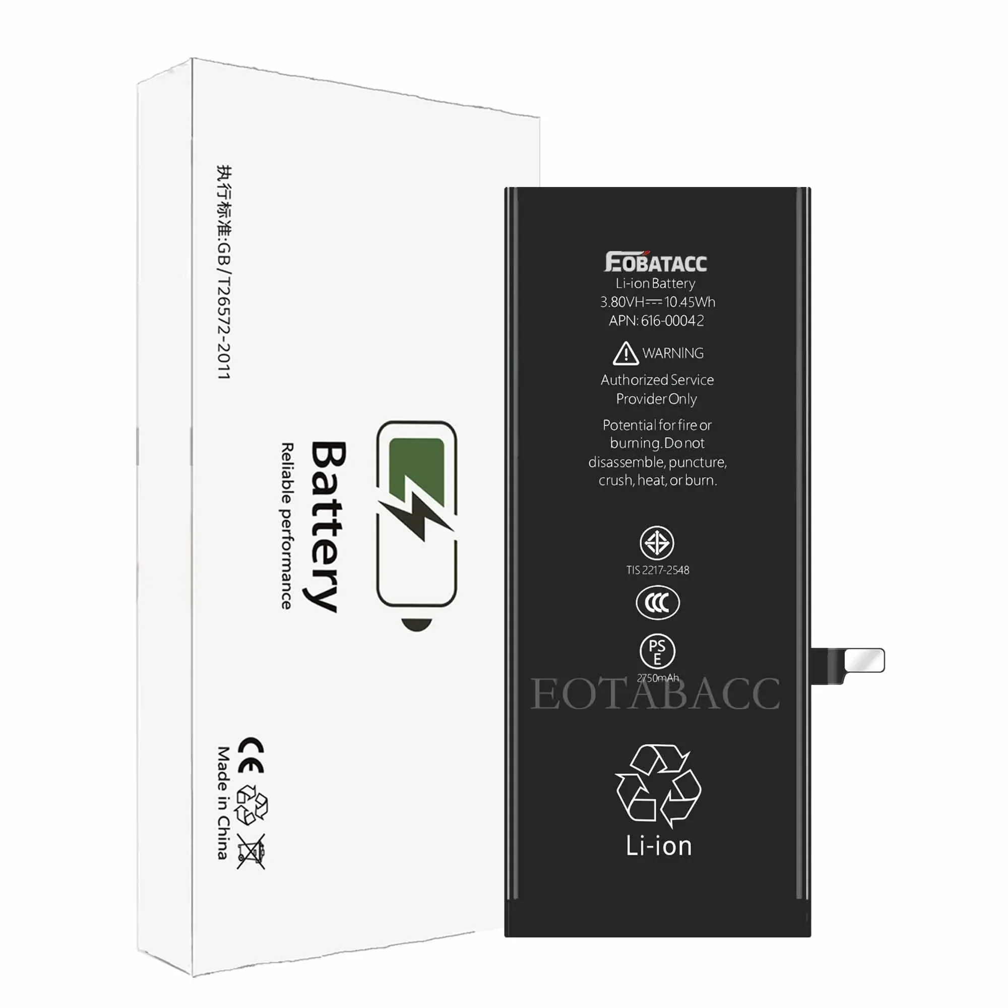 EOTABACC High Quality 100% Original Battery  For iPhone 6S plus 6SP A1634/A1687/A1690/A1699 Phone Battery+Tools