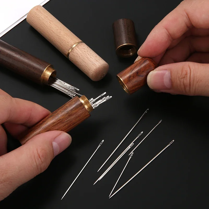 

1/25/30Pcs Side Hole Blind Sewing Needles Stainless Steel Elderly Needles Hand Sewing Stitching Pin DIY Home SelfThreadingNeedle