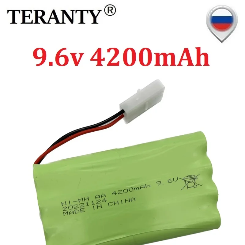 9.6v 4200mah Rechargeable Battery For Rc toys Cars Tanks Robots Gun Boats 9.6v 2800/3000mah NiMH Battery 9.6v AA Batteries