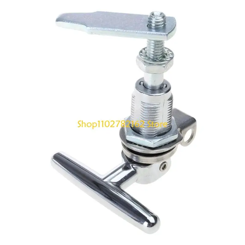 

547B T Handle Door Latchs Lock, Foldable with 7mm Adjuster Easy Installation Suitable for Secure Closure Door Fastening