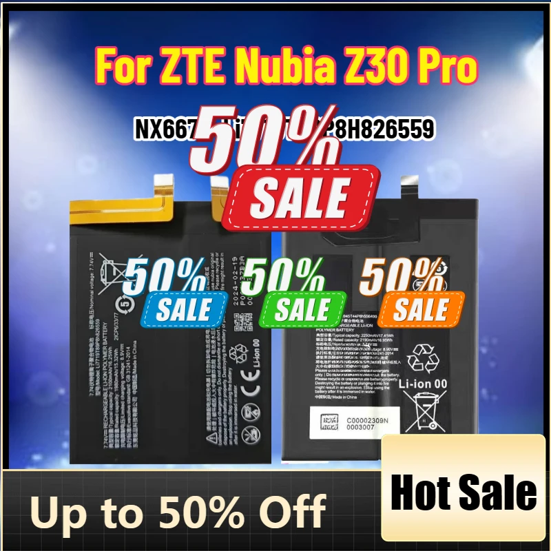 

NX667J Li7719T89P8H826559 Battery for ZTE Nubia Z30 Pro Mobile Phone Battery