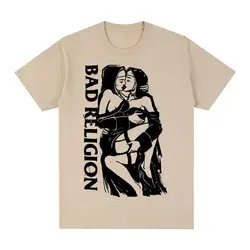 BAD RELIGION Vintage T-shirt Clothing Round Neck Classics Aesthetic Cotton Men T shirt New Tee Tshirt Womens Tops