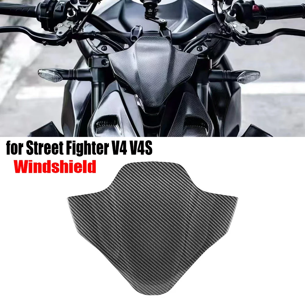 

for Ducati Street Fighter V4 V4S 2018-2023 Motorcycle Accessories abs Front windshield cover windshield front cover deflector