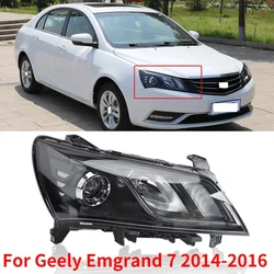 CAPQX For Geely Emgrand 7 EC7 2014-2017 car light Front Driving Light Head Light Headlamp Headlight Head Lamp  halogen or LED