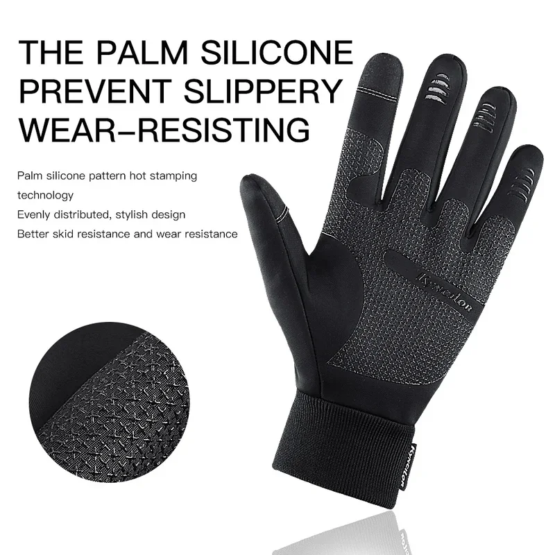Unisex Waterproof Touchscreen Winter Motorcycle Heat Gloves Kyncilor Thermal Windproof for Cycling Motorbike Ski Fishing Outdoor