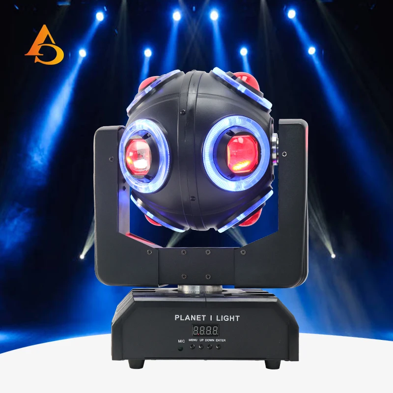 8x15W beam light RGBW 4in1 LED 150w shaking head light DJ stage tilt scanning 360 ° rotation DMA 512 disco DJ