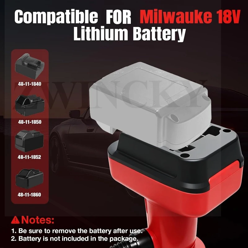 Cordless Fuel Transfer Pump for Makita Dewaltt Milwaukee Bosch 18V Battery Electric Gas Diesel Pump for Car Truck Boat ATV RV