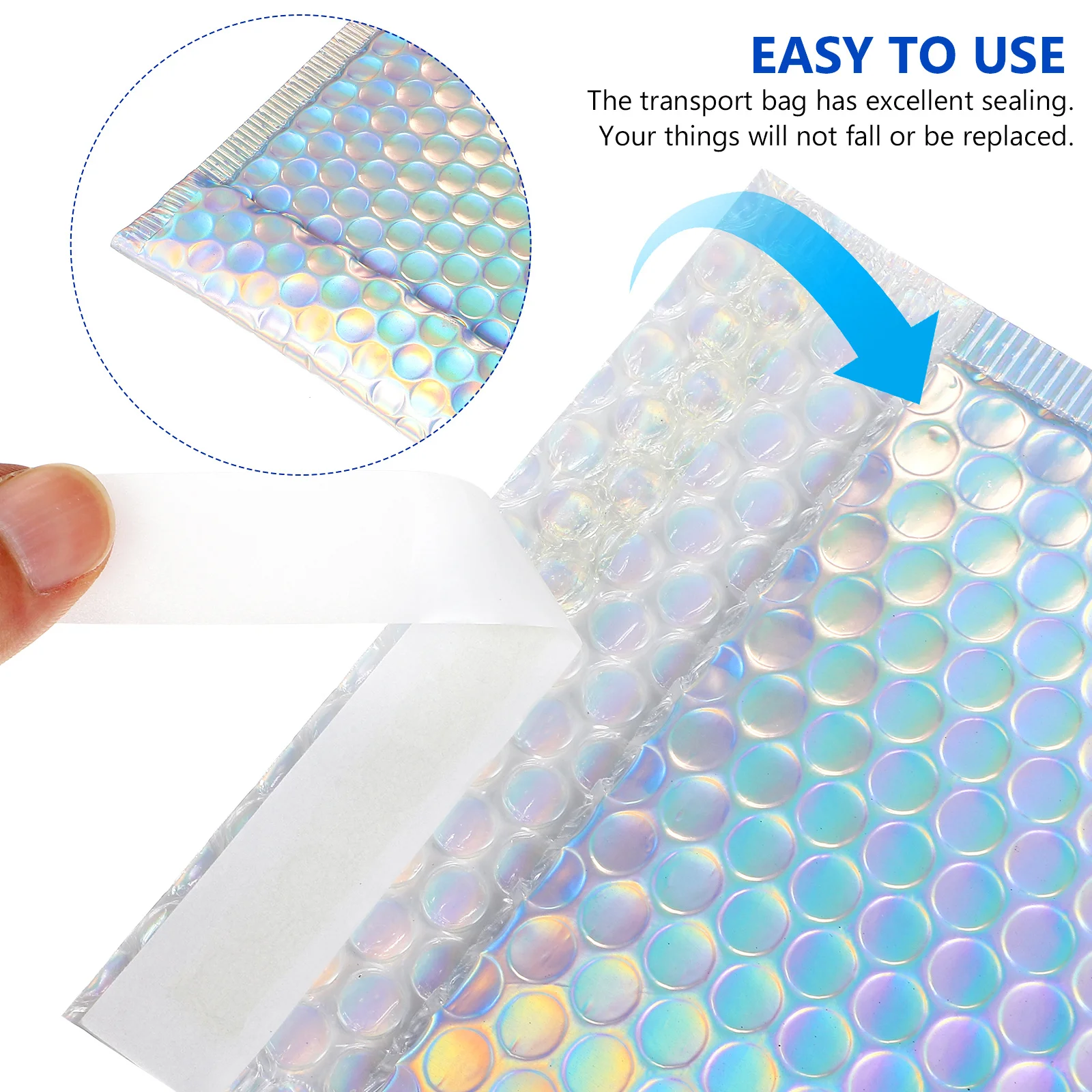 

12Pcs Bubble Shipping Bags Tamper Evident Self Adhesive Mailing Envelopes Bubble Mailers for Shipping Small Valuables