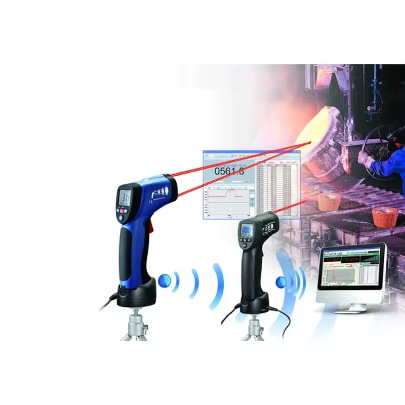 CEM DT-8855 2 in 1 Digital Thermometer With Wireless USB interface Thermometer Industrial