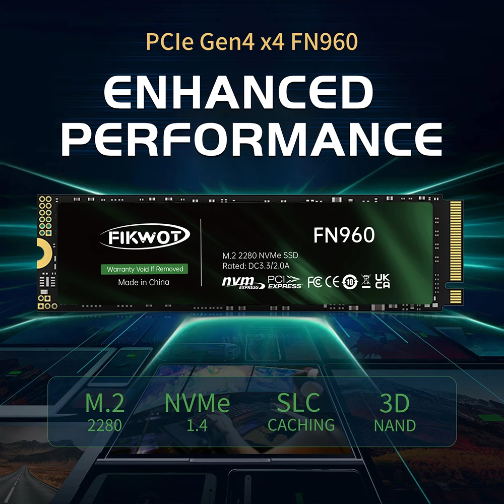 Fikwot 1TB SSD NVMe PCIe 4.0 PS5対応 高速 Amazon.com: Fikwot FN970 1TB M.2 2280 PCIe Gen4 x4 NVMe 1.4