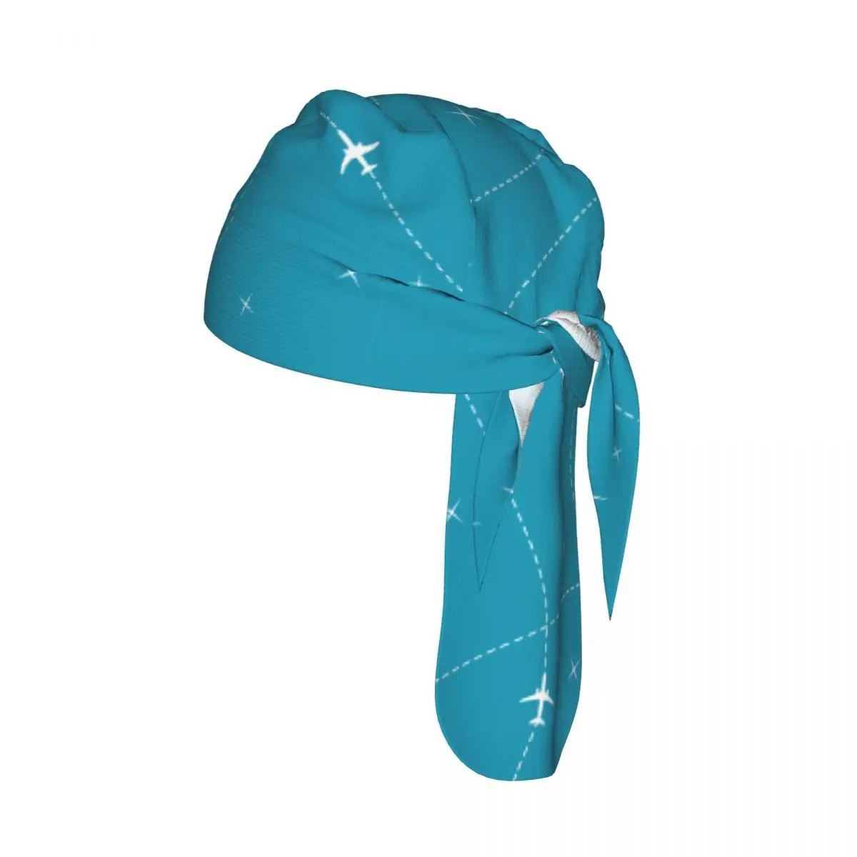 

Quick-drying Cycling Cap Breathable Wicking Bandana Planes With Trajectories And Stars Outdoor Running Hiking Bicycle Headwear