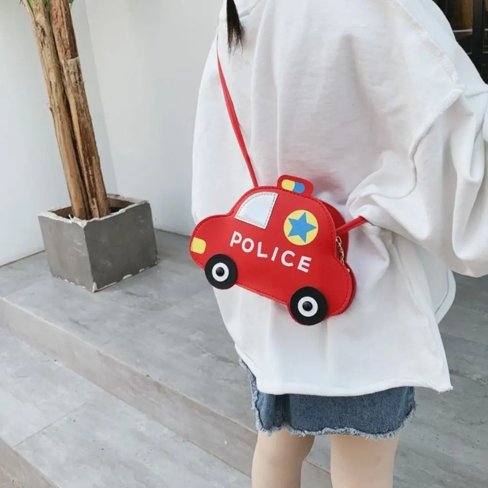 Cute PU Leather Kids Car Handbag - close-up view