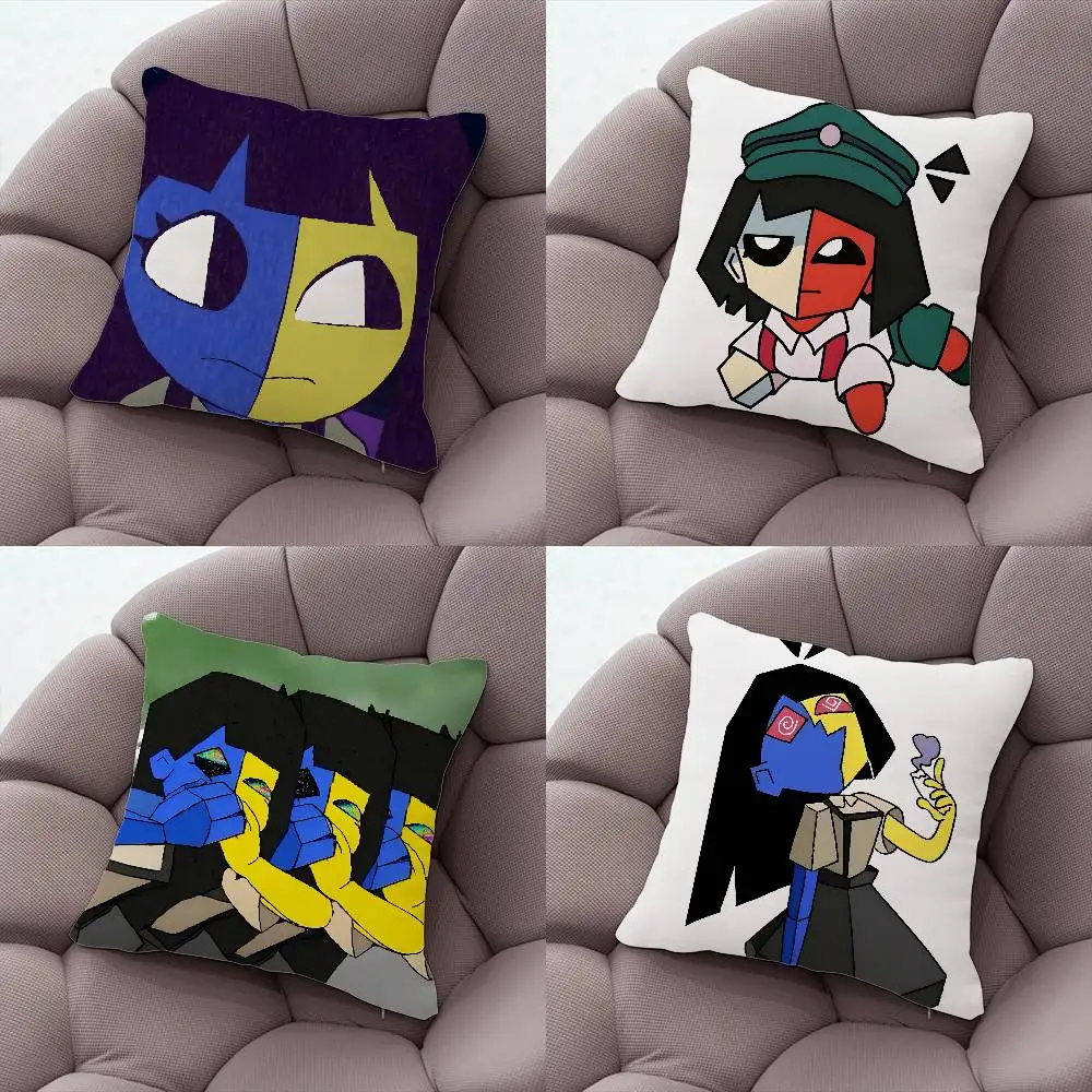 

Ena Dream BBQ Pillow Case Plush Fabric Soft Pillowcase Double Sided Print Cushion Cover Household Gifts