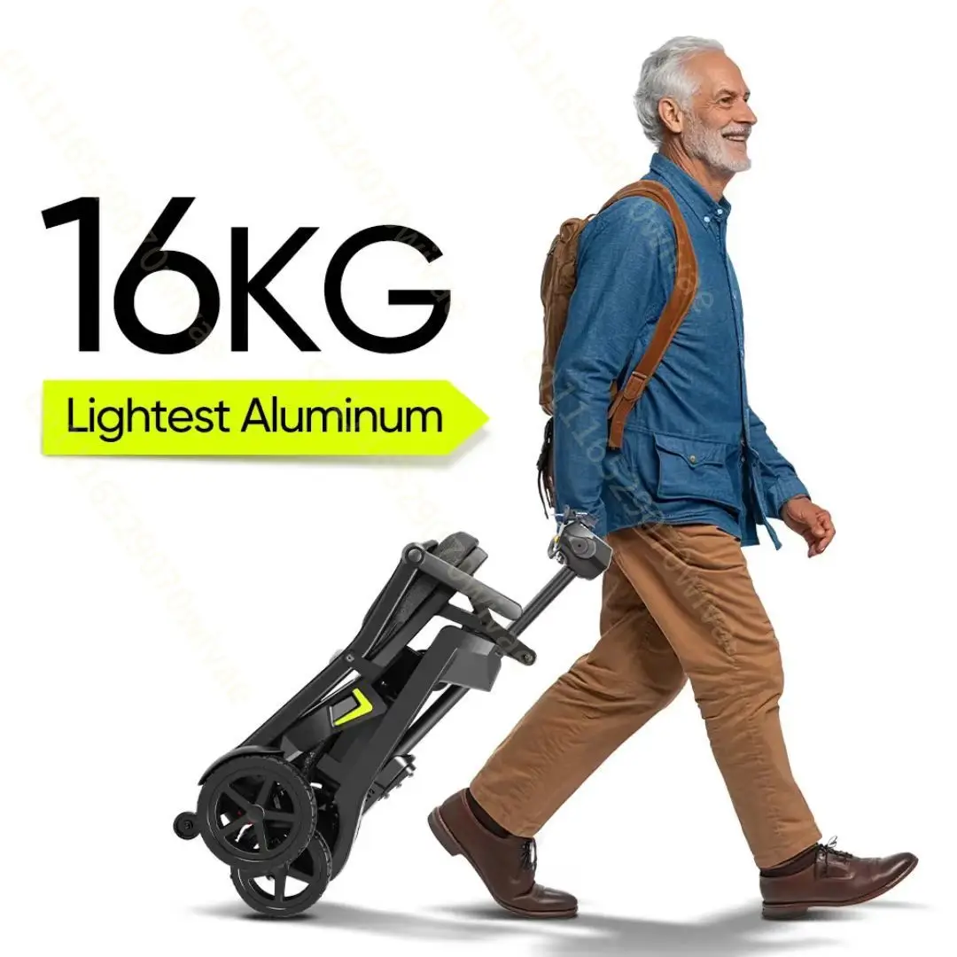 Intelligent folding electric scooter household travel electric four-wheeler elderly scooter travel