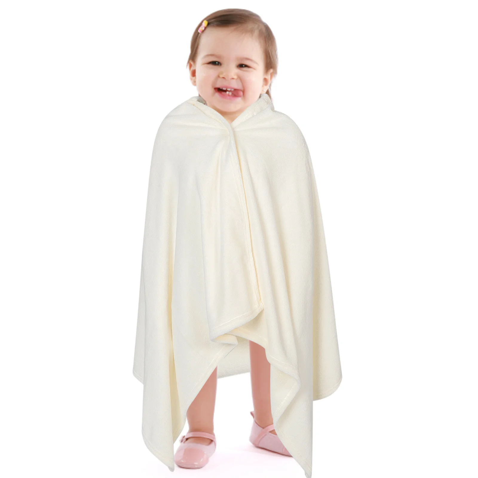 

Толстый коралловый флисовый детский халат с капюшоном, мягкий теплый детский халат, полотенца с капюшоном для малышей, милый дизайн с капюшоном в виде животных, полотенца для малышей