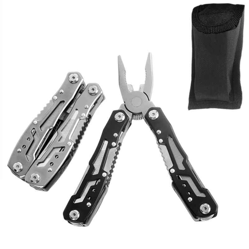 Multifunction Stainless Steel Multi-tool Pocket Knife Pliers Folding Pliers Mini Portable Folding Pliers Folding Blade Knife