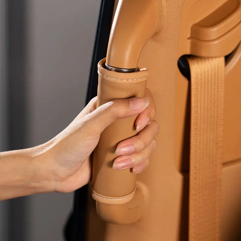 For VOYAH Dreamer/Dream Middle Door Handle Cover Rear Armrest Anti-scratch Protector Original Color Leather Non-destructive