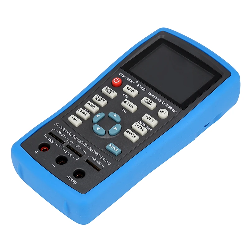 Imagem -03 - Lcr Digital Bridge Meter Handheld Capacitância de Alta Precisão Indutância Teste de Resistência Usb Et430 Et432 Novo