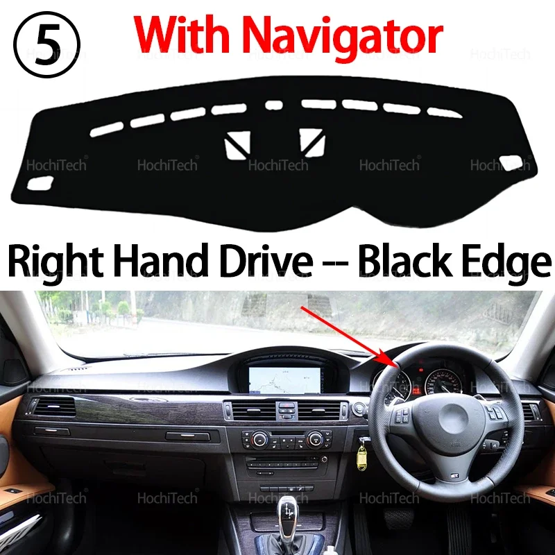 Armaturenbrett-Abdeckung, rutschfeste Matte, Schutzpolster, Auto-Sonnenschutz, Teppich, Armaturenbrett-Abdeckung für BMW 3er E90 E91 E92 E93 2006–2011 – Detail 15