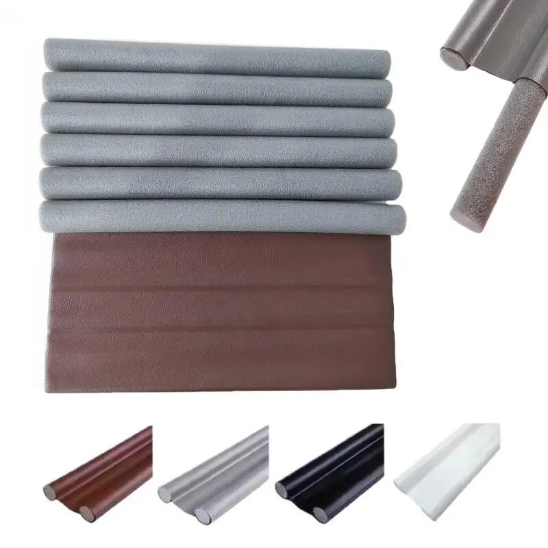 شريط عازل للباب مقاوم للرياح، حماية مزدوجة تحت مسودة الباب، مانع عازل للصوت والغبار لراحة المنزل المحسنة. #5