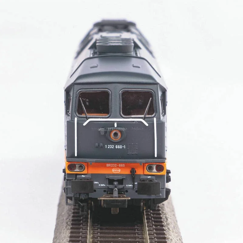 PIKO Train Model HO 1/87 52917 طلاء رمادي وأسود BR232 Lyudmila لعبة سيارة السكك الحديدية ذات تأثير الصوت الرقمي