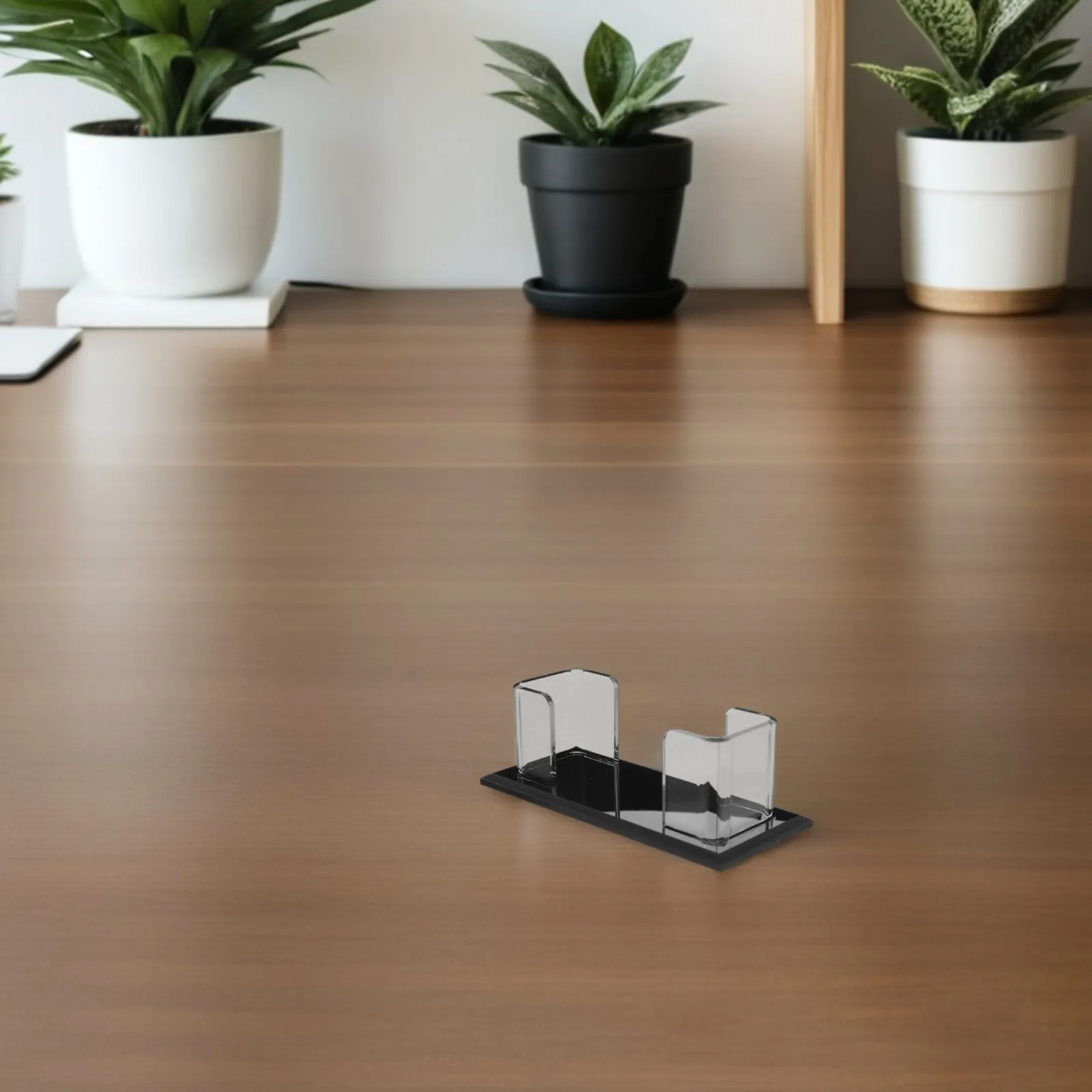 

Transparent Acrylic Business Card Holder Display Stand for Office Desk Sleek Business Card Storage Case Ideal for Corporate