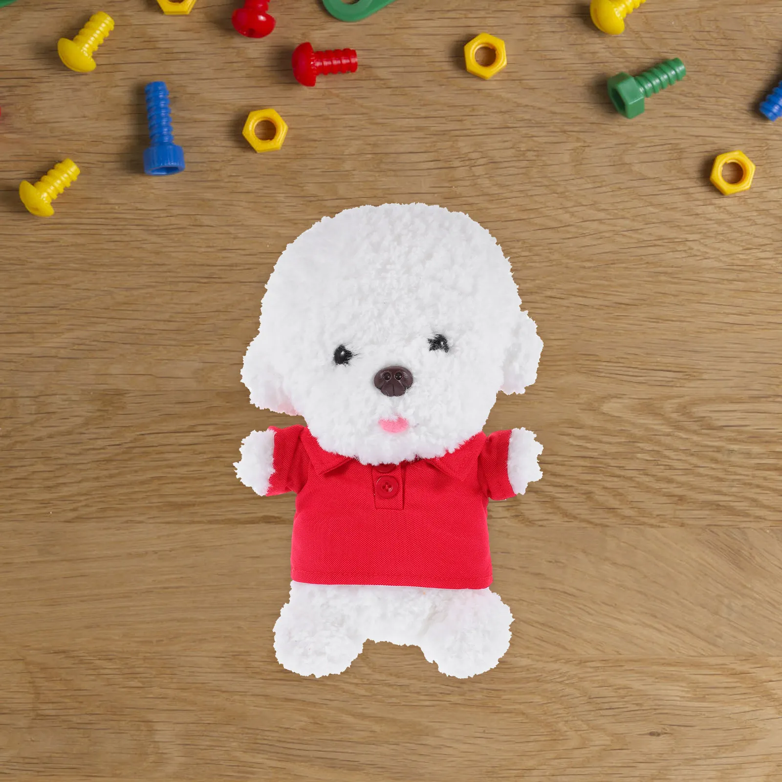 

Мягкая плюшевая рубашка для игрушечных медведей 30 см: милый мультяшный мини-аксессуар для одежды, модная замена для игр