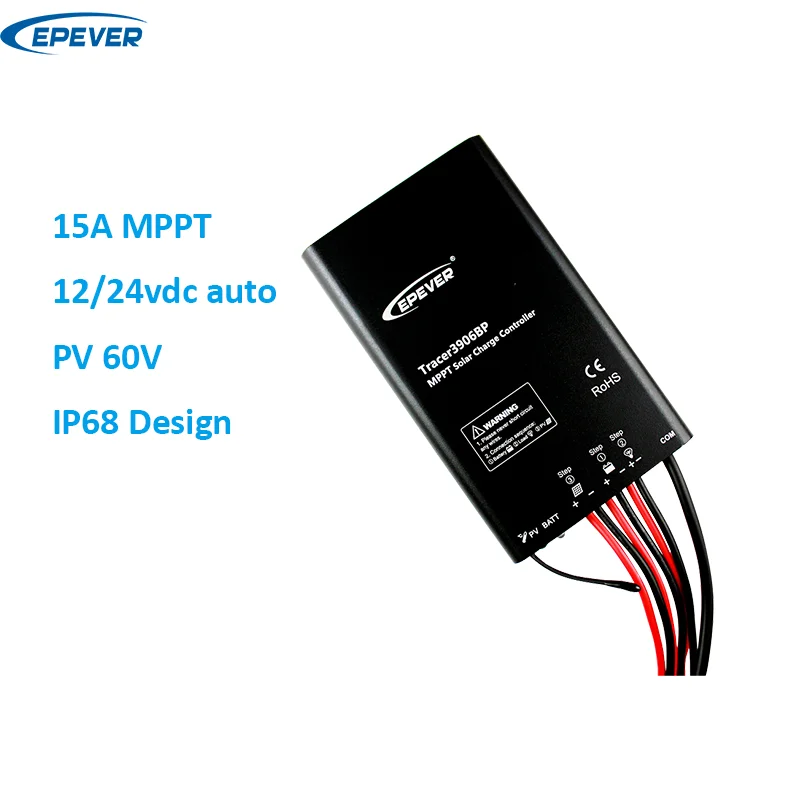 EPever Tracer BP Waterproof 15A 60V IOT monitoring app 4G smart control Tracer3906BP MPPT Solar Charge Controller For RV Marine