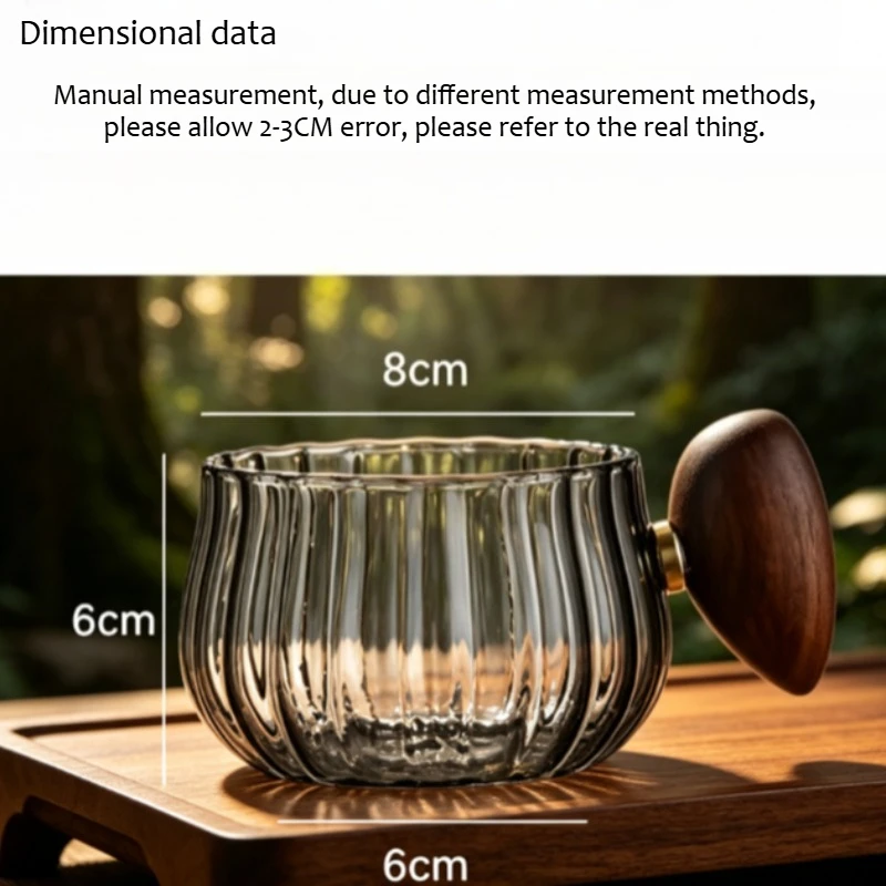 2pcs Glass Cup Home High Temperature Resistant Cup Handmade Creative Office with Coffee Cup tea ware Tea Set