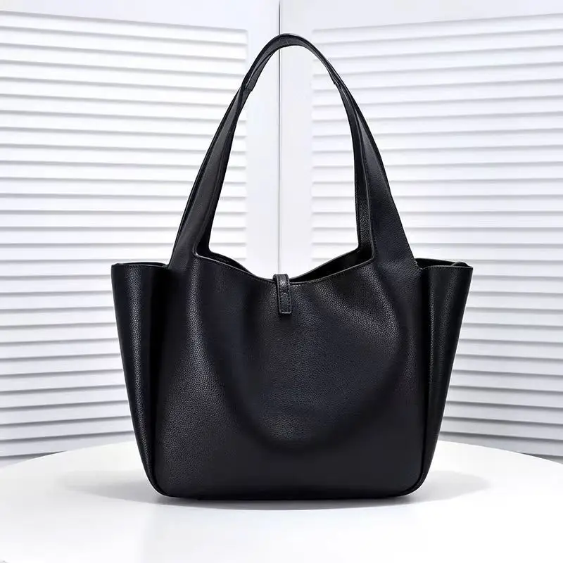 

2024 YS Autumn Winter New Bea Shopping Bag Hobo Factory Leather Large Capacity TOTE Handheld Women's 763435