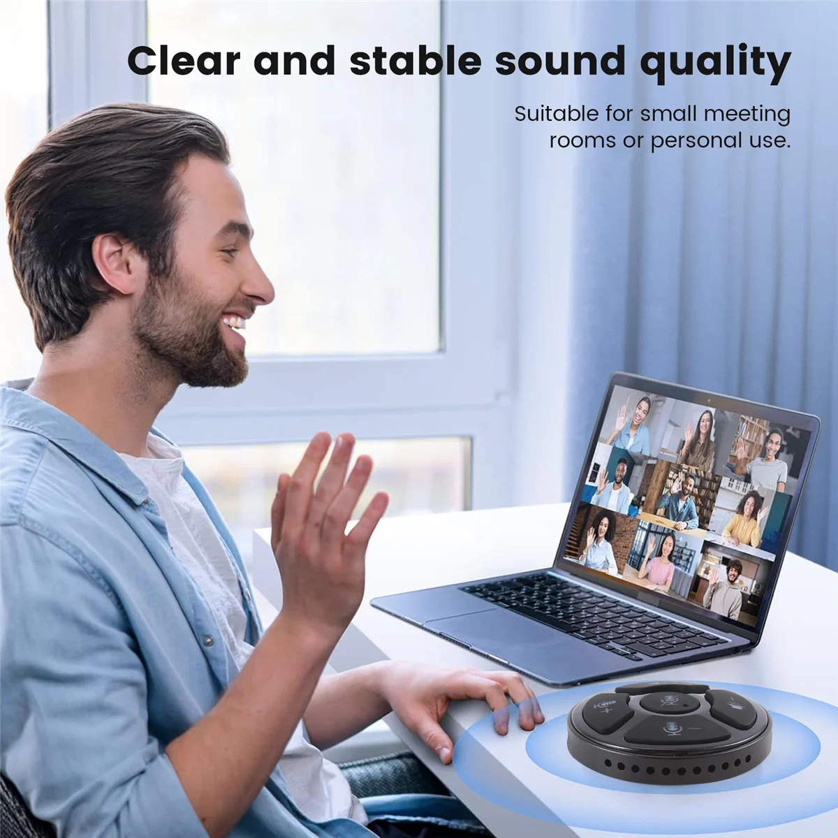 

Durable Desktop USB Conference Microphone Speaker
