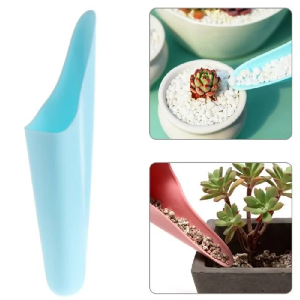 Ferramentas de jardinagem pá de solo colher de cultivo suculento balde utilitário plantador de plantas de plástico