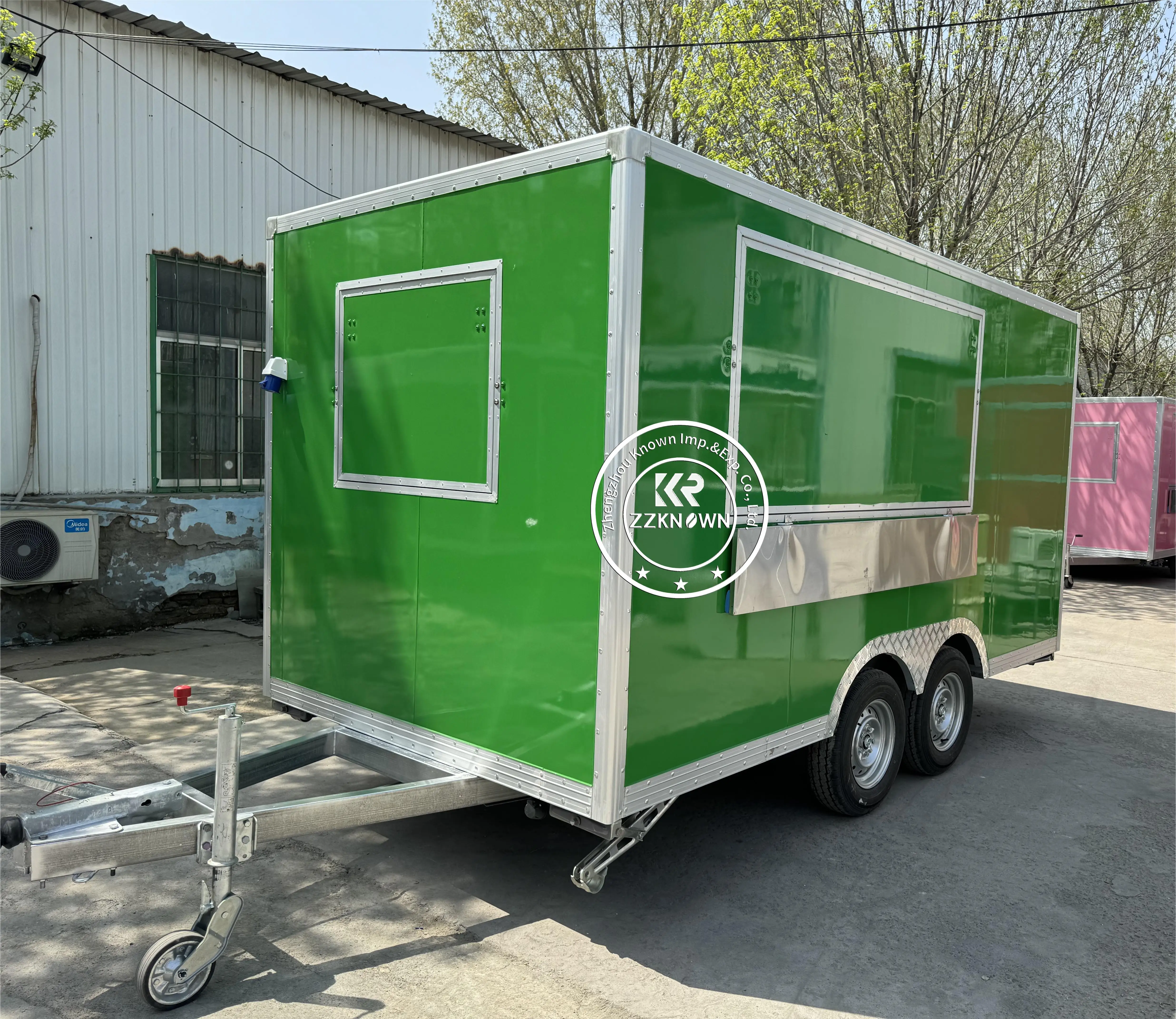 Mobile Bbq Kitchen Food Truck Commercial Snack Cart Concession Street Mobile Food Truck Trailer For Sale