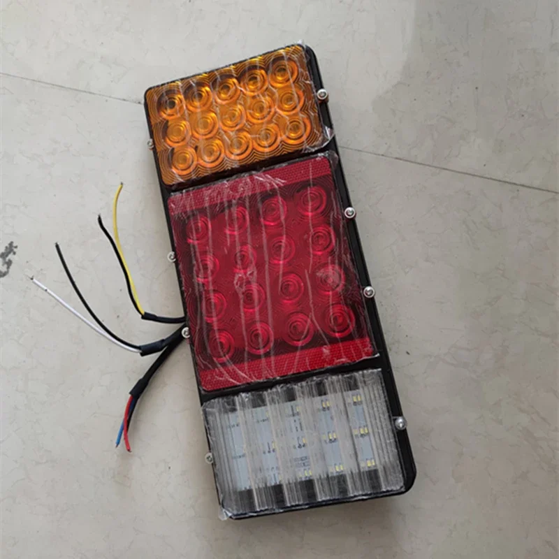 Pop 12V/24v Led Truck Trailer Rear Tail Light Tractor Turn Signal Truck Trailer Reverse Brake Light Lorry Rear Taillight Assembl