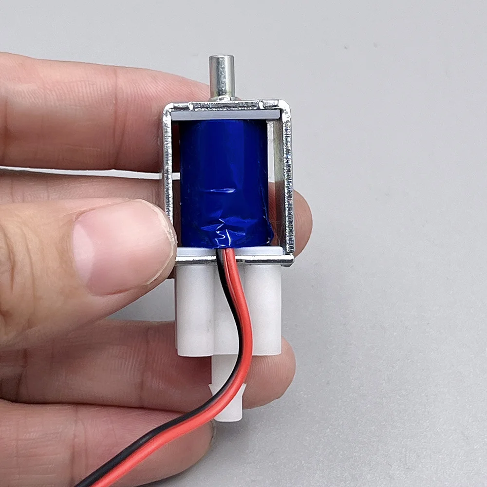 Válvula de controle de ar de três vias fechado normal aberta e normal de n/o n/c da mini válvula de solenóide elétrica de 3 vias da posição da c.c.