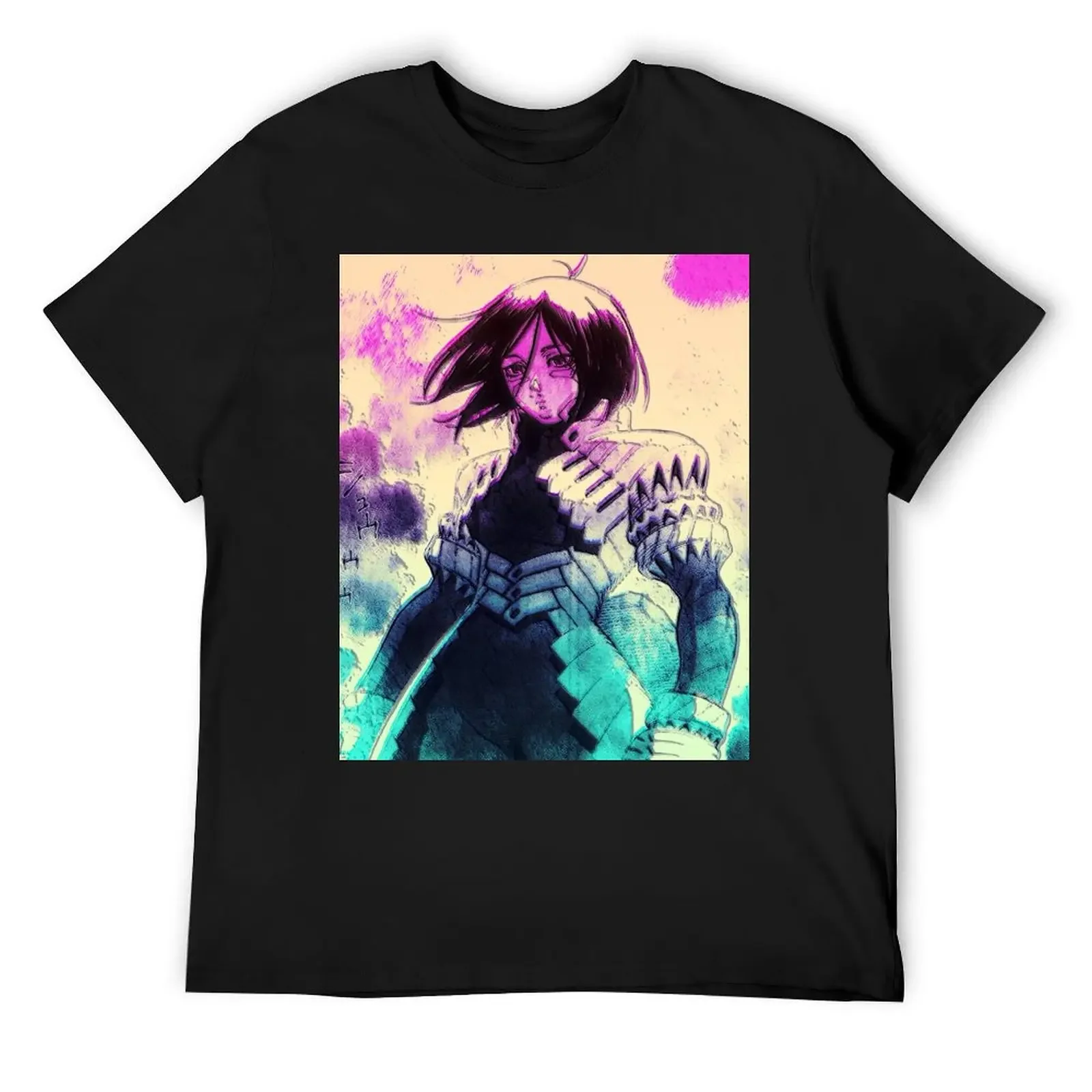 Resurrection - Battle Angel Alita / Gunnm футболка винтажная летняя рубашка больших размеров топы мужская дизайнерская одежда Resurrection - Battle Angel Alita / Gunnm футболка винтажная летняя рубашка больших размеров топы мужская дизайнерская одежда