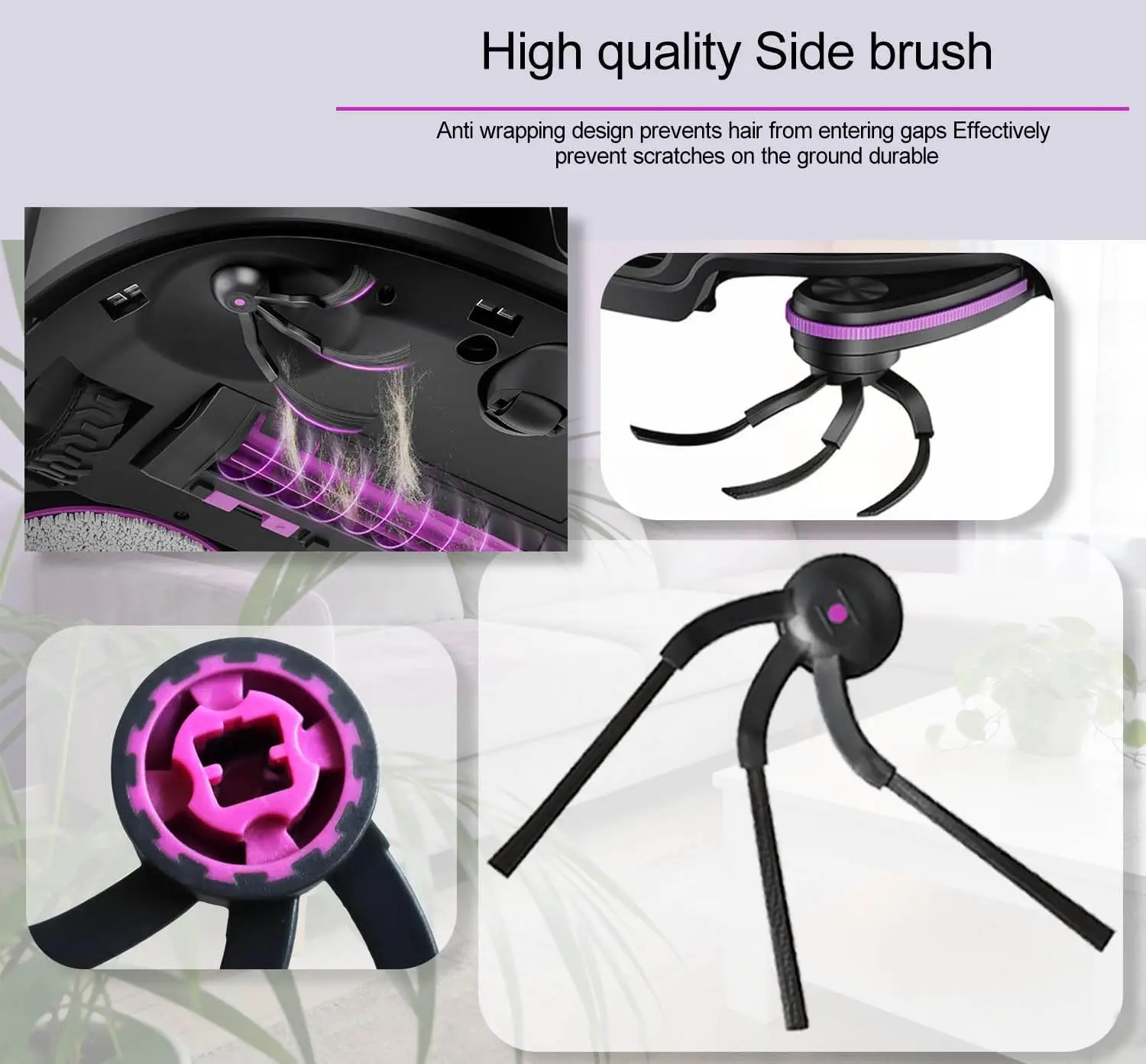 For Eureka J15 Max Ultra Robot Vacuum Cleaner Accessories Main Brushes Filter Mop Pads Side Brushes Dust Bags Replacement Parts view 3